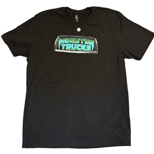 District Black Monster Trucks Movie Themed Short Sleeve Tee Size XL NWT